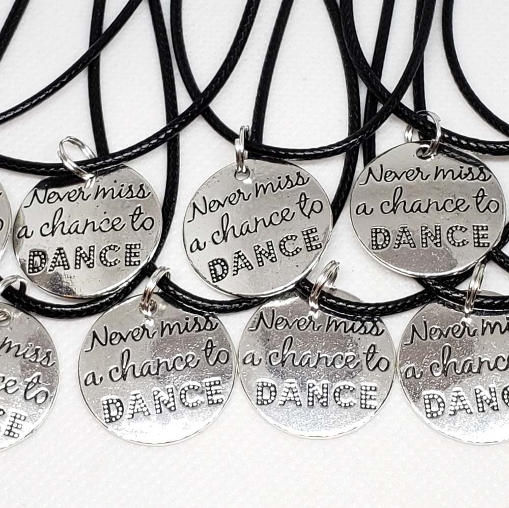 Party Favors Necklaces Dance Theme Set of 10 - Picture 1 of 4